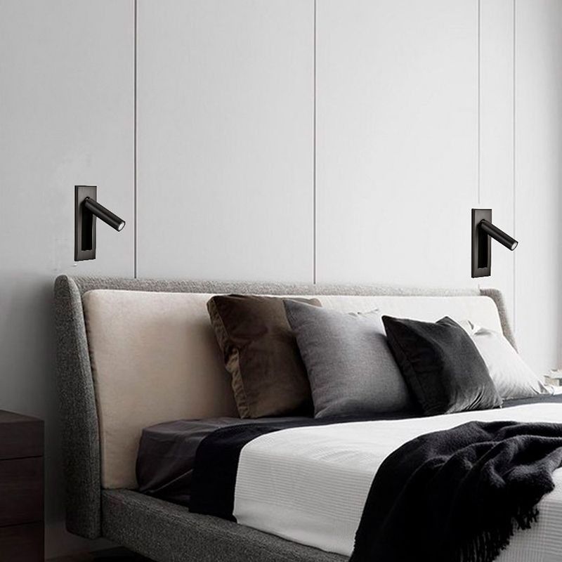 Ray Modern LED Wandleuchte Schwarz/Silber/Gold/Nickel Wohn/Schlafzimmer