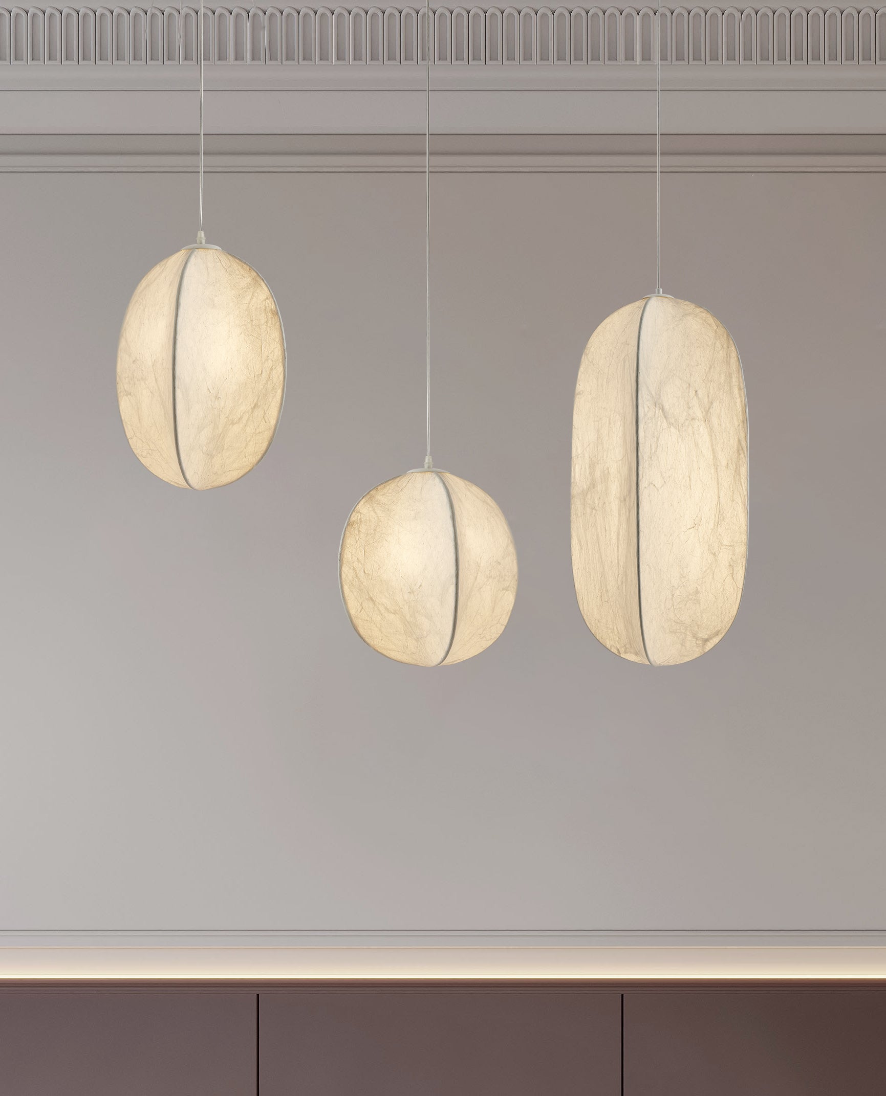 Cocoon Minimalistisch Seide Pendelleuchte Lampe-Letslighting