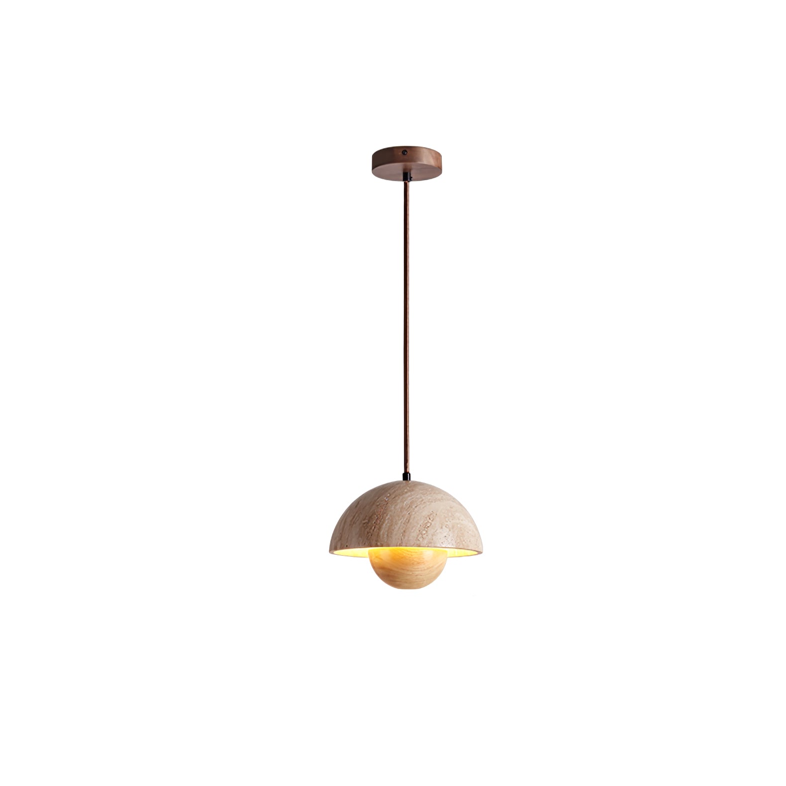 Ersile Travertine Pendant Light - Neutralighting