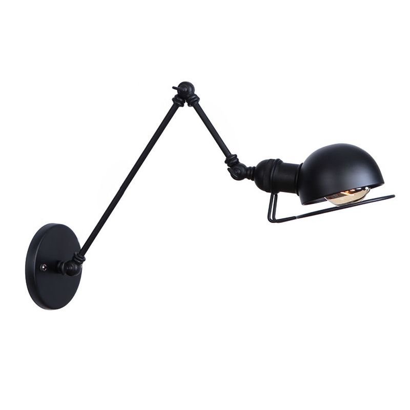 Silva Modern LED Wandleuchte Innen Schwarz/Gold-Schwarz Schlafzimmer Metall