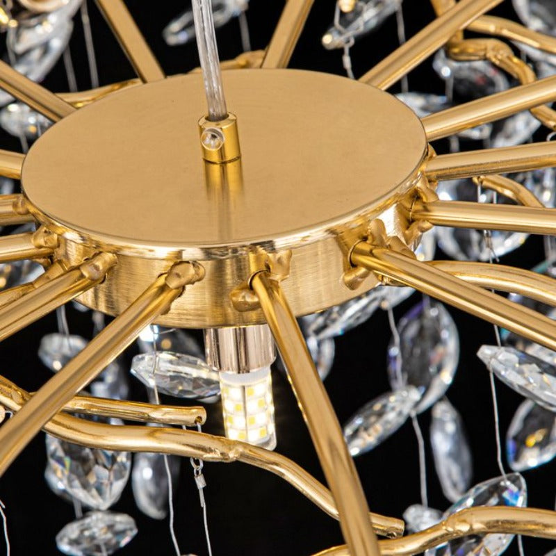 Kristy  Kronleuchter  Antiquität  LED  Gold Wohn/Schlafzimmer