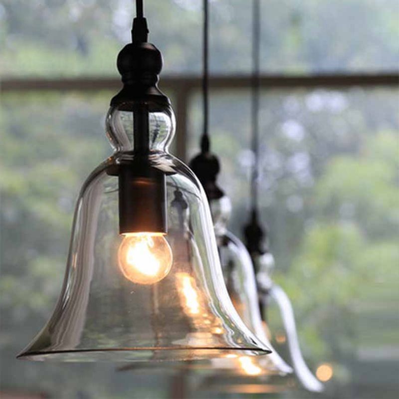 Kristy Pendelleuchte Industriell, Breite Glas für Wohnzimmer