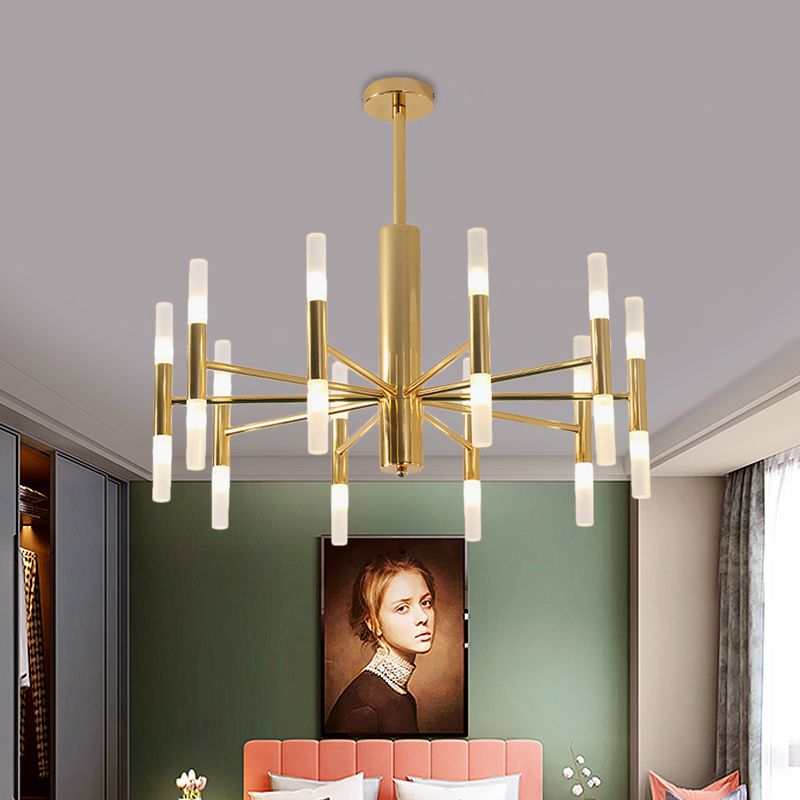 Kristy Kronleuchter Sputnik Modern LED Gold Wohn/Schlafzimmer Metall-Letslighting