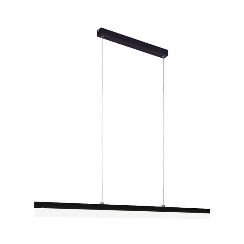 Arisha Modern Linear LED Pendelleuchte Schwarz Wohn/Ess/Schlafzimmer Metall&Acryl
