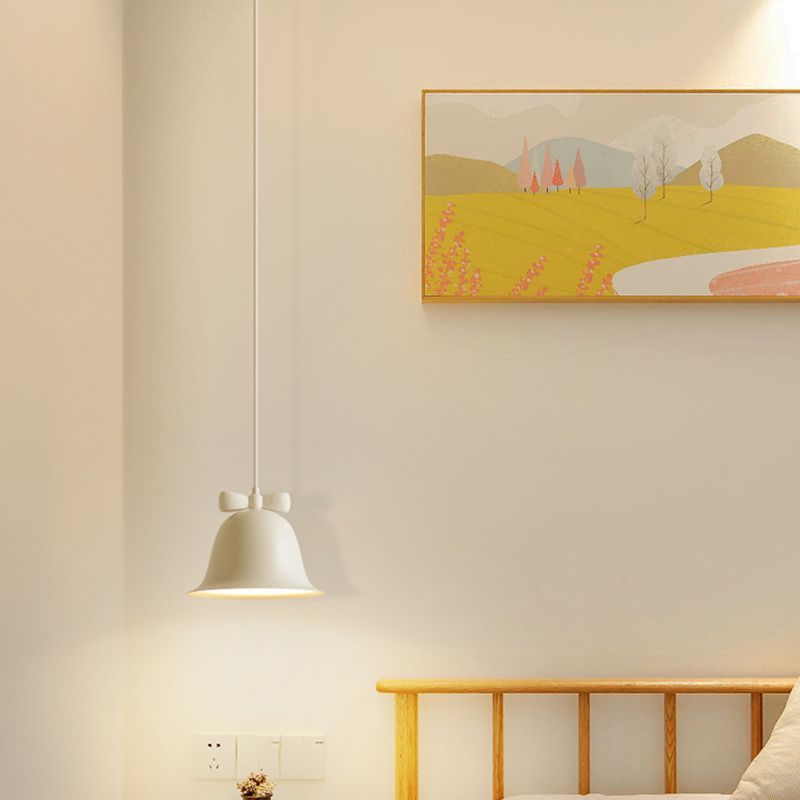 Arisha Pendelleuchte Weiß, Glockenförmig Schlafzimmer Wohnzimmer