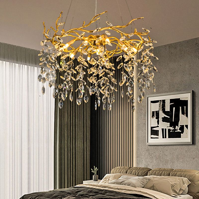 Kristy  Kronleuchter  Antiquität  LED  Gold Wohn/Schlafzimmer