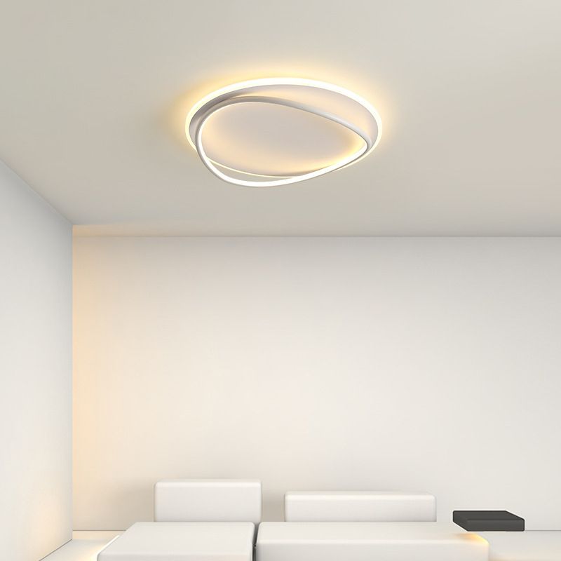 Arisha Design LED Deckenleuchte Dimmbar Ring Schwarz Ess/Wohn/Schlafzimmer