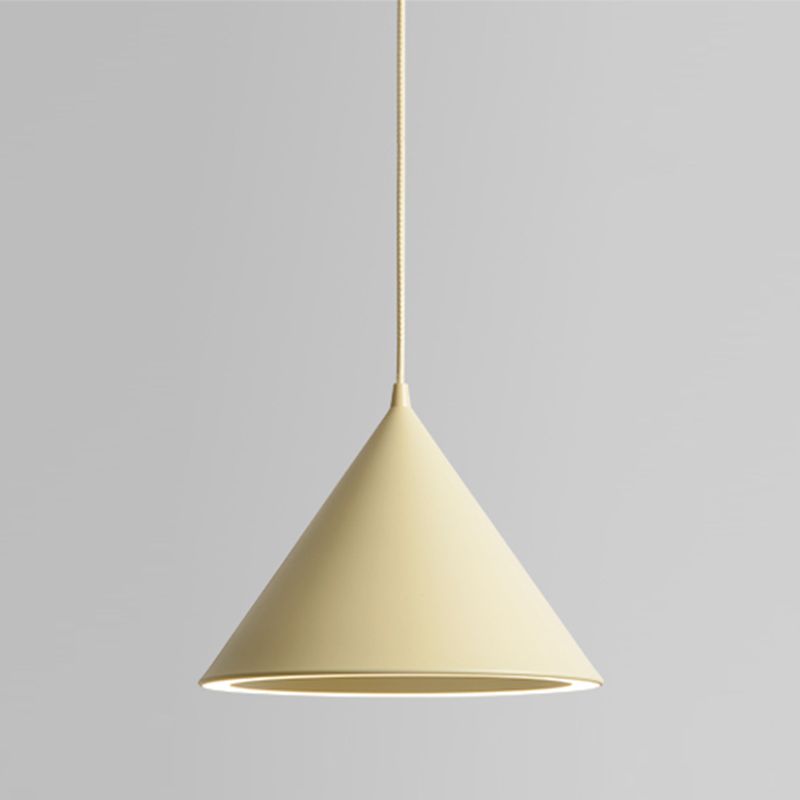 Valentina Minimalistische LED Pendelleuchte Weiß/Schwarz Schlafzimmer Acryl