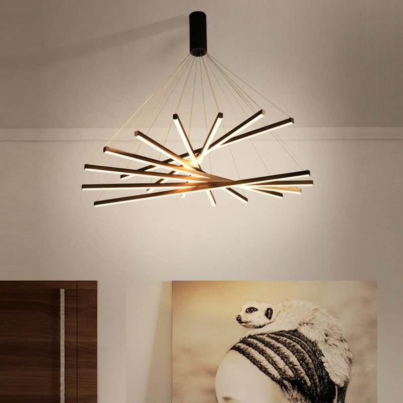 Arisha Modern Geometrie LED Pendelleuchte Metall Wohnzimmer Schlafzimmer
