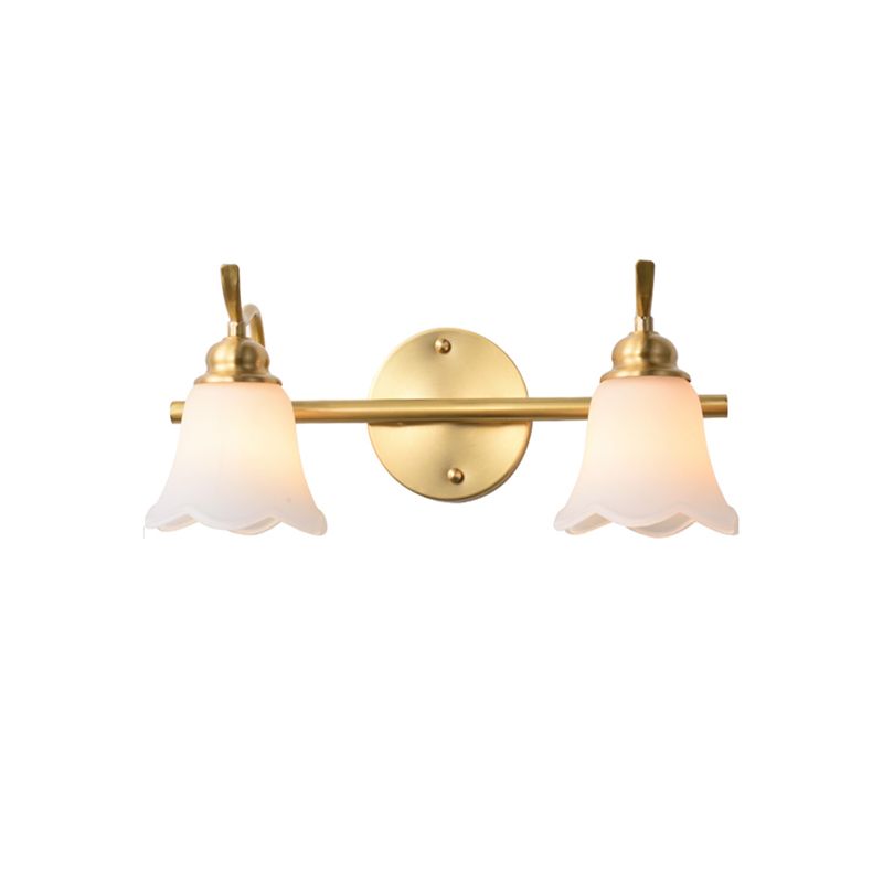 Arisha Moderne LED Wandleuchte Weiß/Gold Badezimmer/Arbeitszimmer