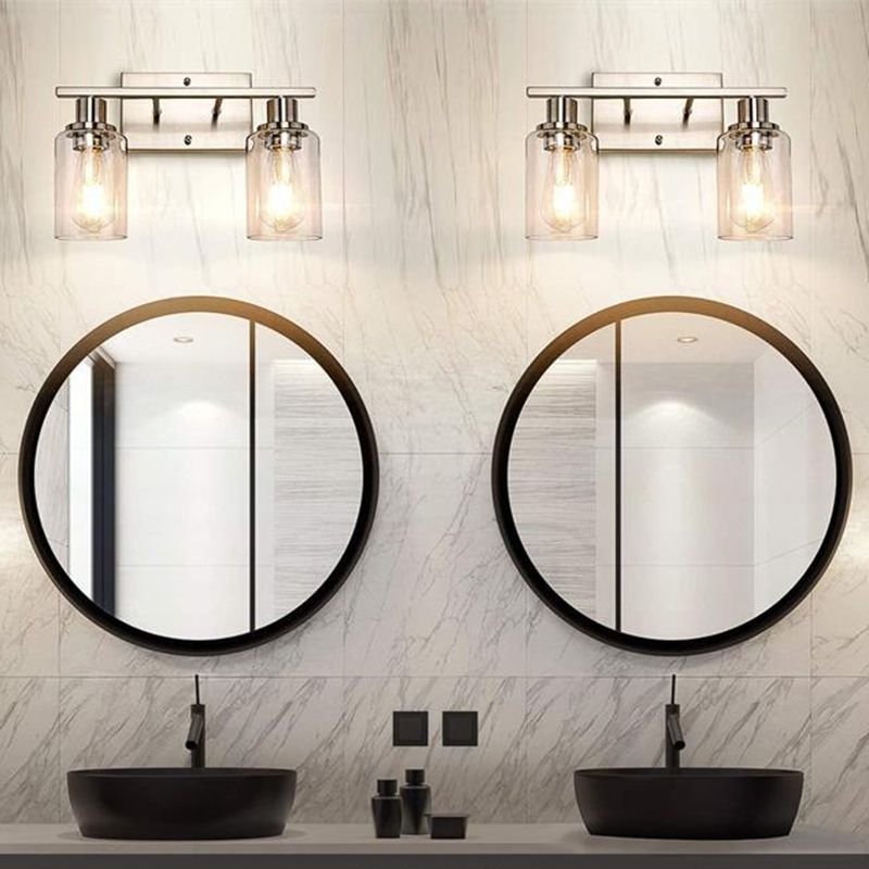 Silva Modern LED Wandleuchte Schwarz/Gold Badezimmer/Schlafzimmer