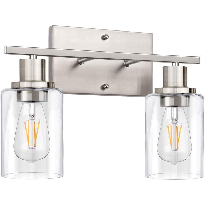 Silva Modern LED Wandleuchte Schwarz/Gold Badezimmer/Schlafzimmer