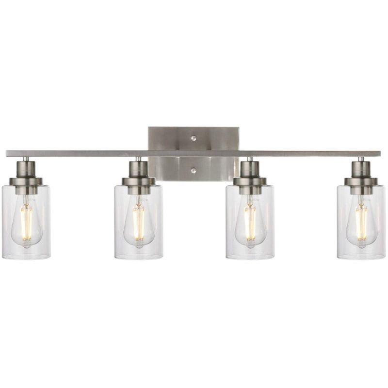 Silva Modern LED Wandleuchte Schwarz/Gold Badezimmer/Schlafzimmer