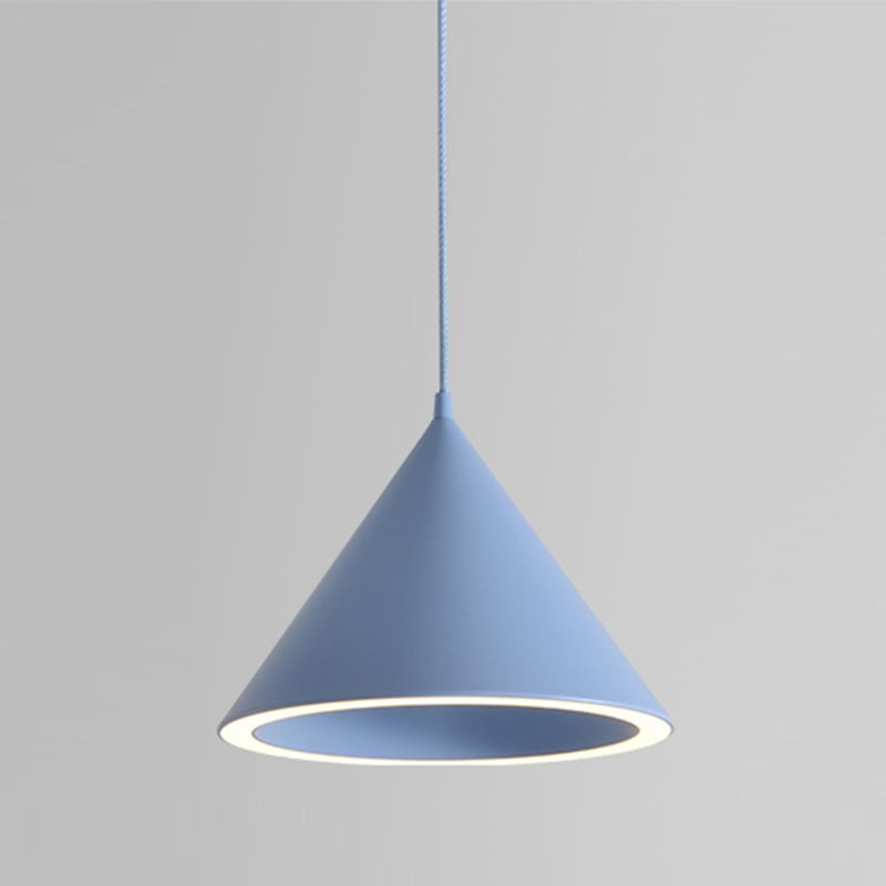Valentina Minimalistische LED Pendelleuchte Weiß/Schwarz Schlafzimmer Acryl
