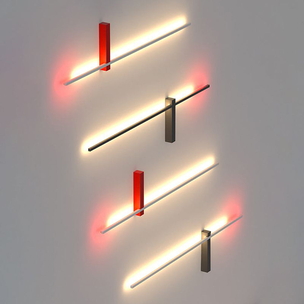 Arisha Minimalistisch Linear Wandleuchte 4 Farben Schlaf/Wohnzimmer