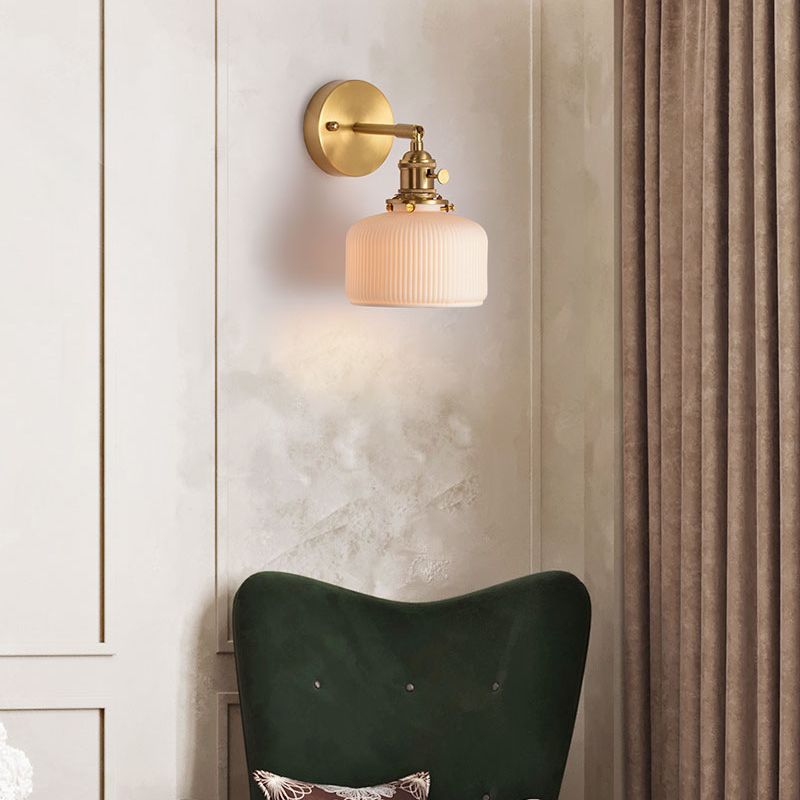 Arisha Moderne LED Wandleute Weiß/Gold Esszimmer/Wohnzimmer Metall