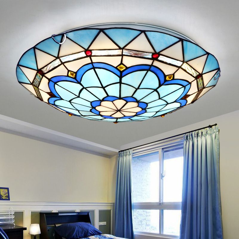 Arisha LED Deckenleuchte Schlaf/Wohnzimmer Flur Bunte Glas