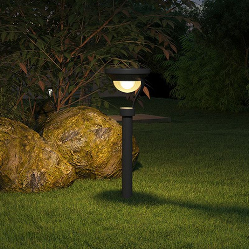 Ray Modern Minimalistisch LED Außenleuchte Solarenergie Dunkelgrau Garten Metall&Acryl