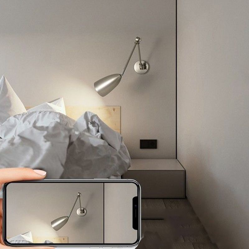 Silva Modern Wandleuchte Verstellbar, 3 Farben, Schlafzimmer, Metall