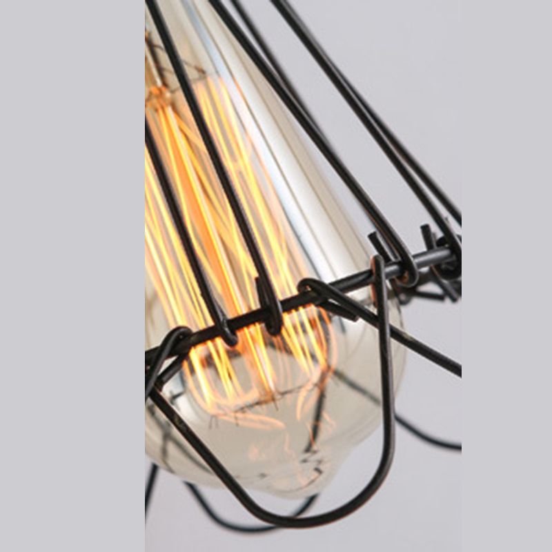 Silva Industrielle Laternenform LED Wandlampe Schwarz/Rost Wohnzimmer/Flur Metall