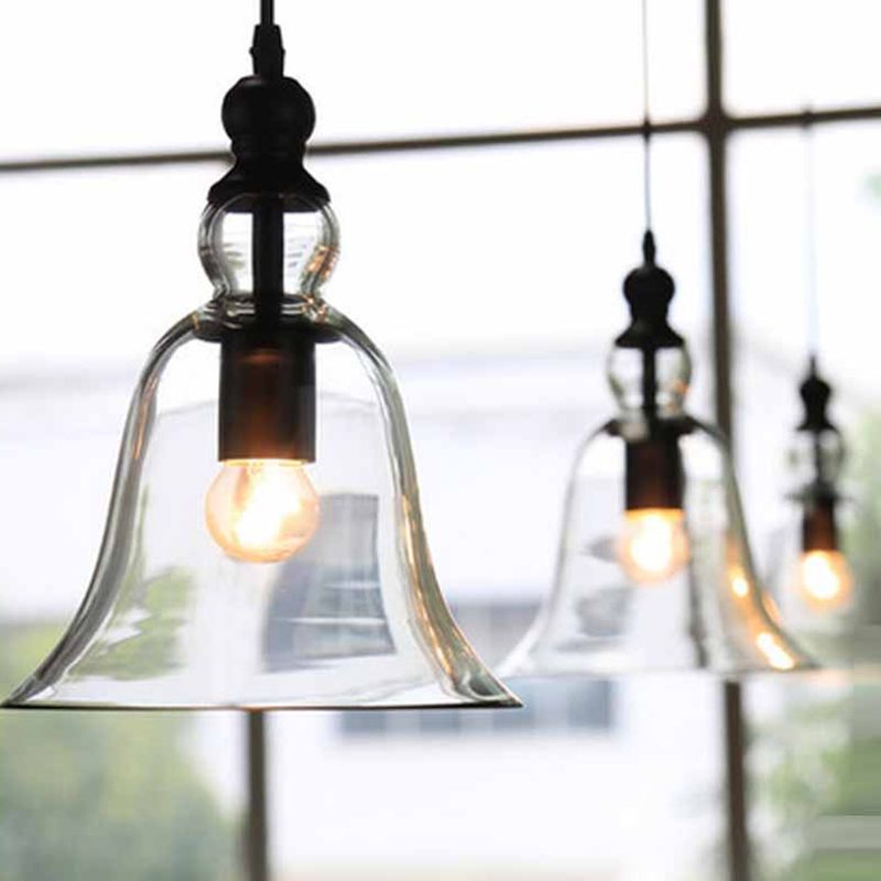 Kristy Pendelleuchte Industriell, Breite Glas für Wohnzimmer