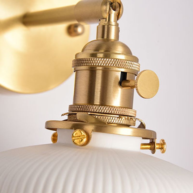 Arisha Moderne LED Wandleute Weiß/Gold Esszimmer/Wohnzimmer Metall
