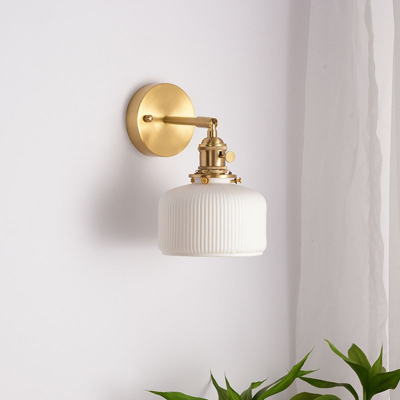Arisha Moderne LED Wandleute Weiß/Gold Esszimmer/Wohnzimmer Metall