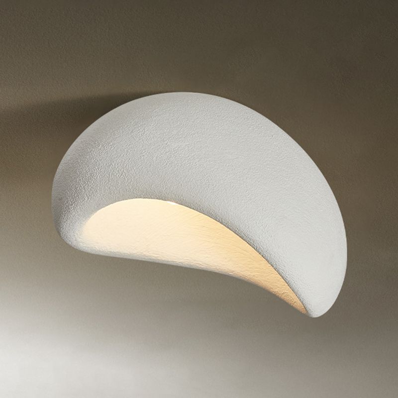 Avi Modern LED Deckenleuchte Weiß/Grau Schlafzimmer/Flur Harz-Letslighting