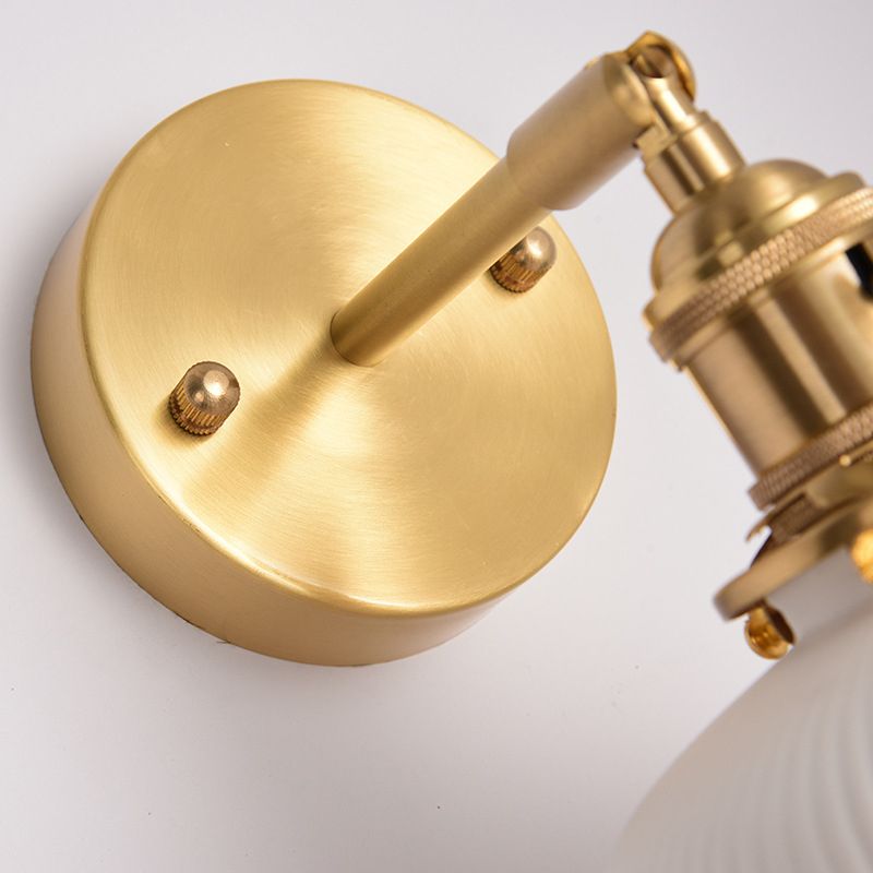 Arisha Moderne LED Wandleute Weiß/Gold Esszimmer/Wohnzimmer Metall