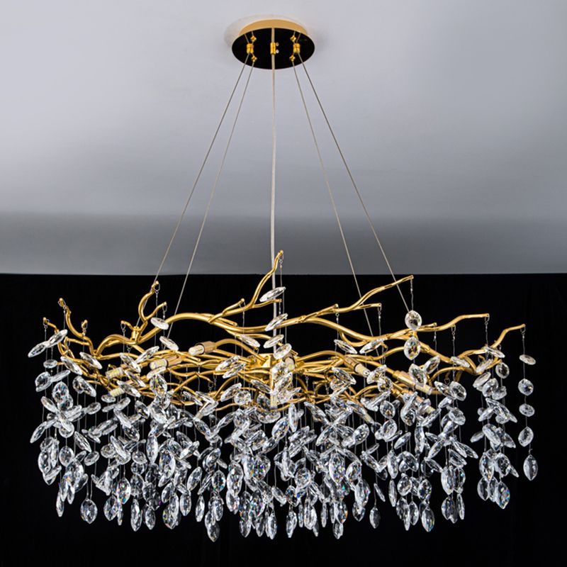Kristy  Kronleuchter  Antiquität  LED  Gold Wohn/Schlafzimmer