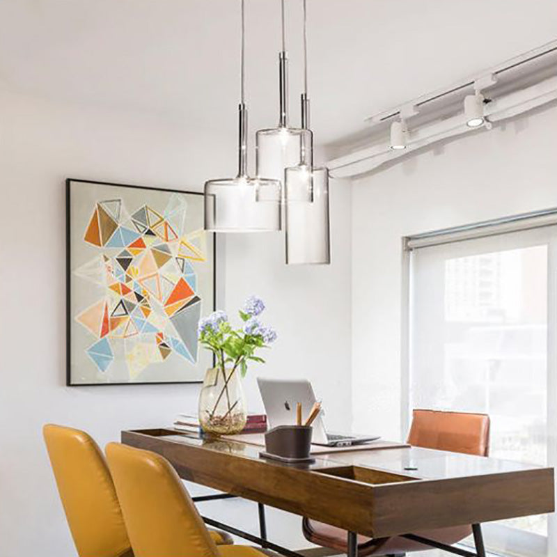 Kristy Modern LED Pendelleuchte Klar Wohn/Esszimmer Metall/Glas Cluster 3/6/10Flammig