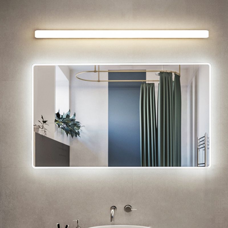 Arisha Modern Wandleuchte Linear, Weiß, Badezimmer, Acryl