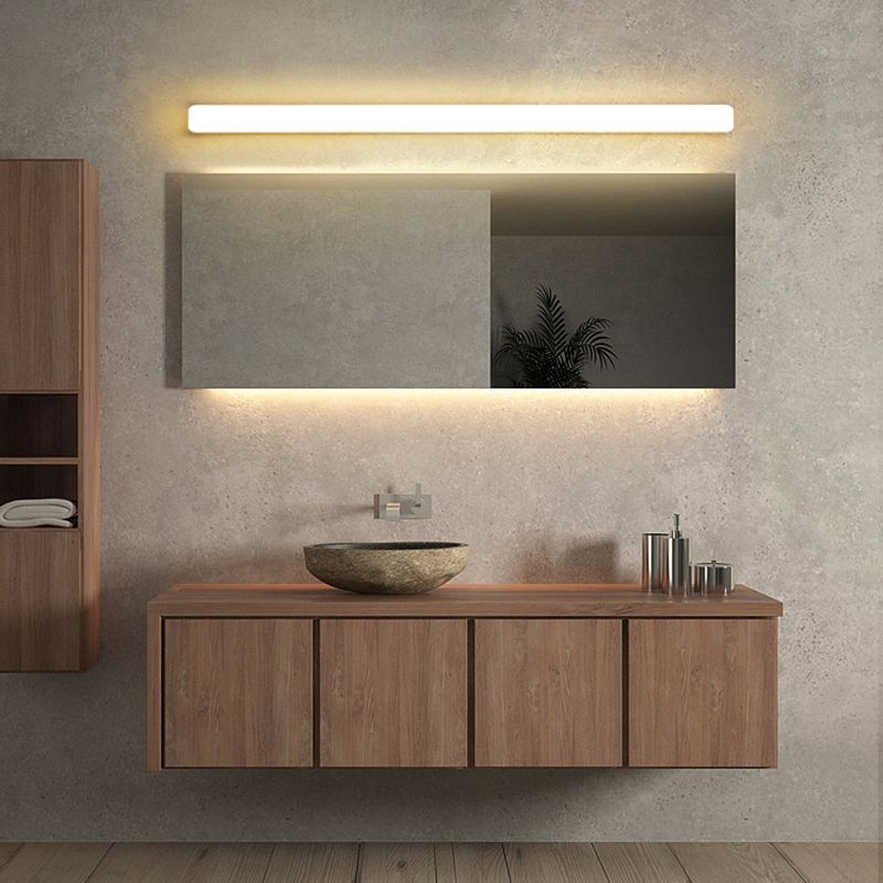 Arisha Modern Wandleuchte Linear, Weiß, Badezimmer, Acryl