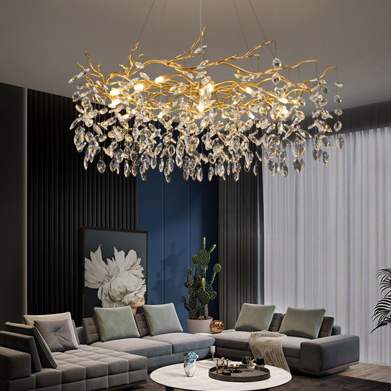 Kristy  Kronleuchter  Antiquität  LED  Gold Wohn/Schlafzimmer