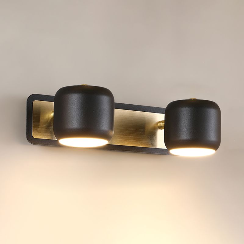 Kristy Modern LED Wandleuchte Schwarz/Weiß Wohn/Schlaf/Badezimmer Metall&Acryl