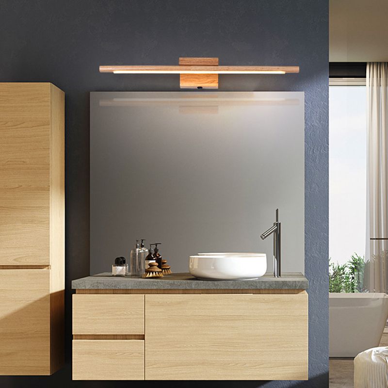 Muto  Holz Wandleuchte Linear, Innen, Badezimmer ,Modern LED