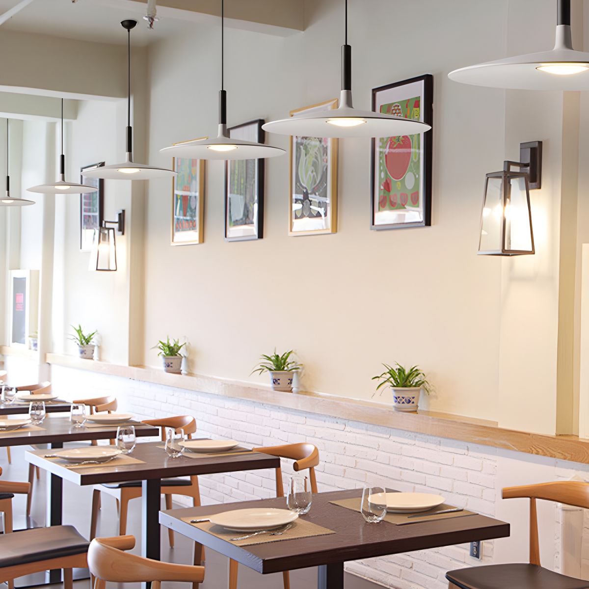 Lustra Pendelleuchte Aluminium Flach Scheibe-Letslighting