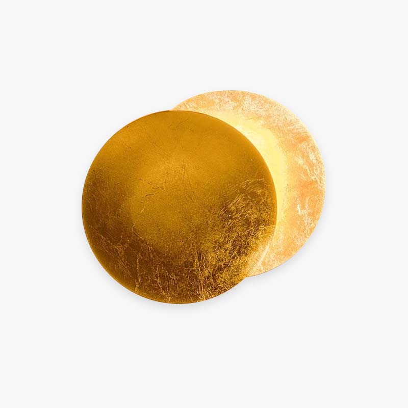 Aria Kreative Mond Eclipse Wandleuchte Gold/Roter Bronzer Wohnzimmer/Schlafzimmer