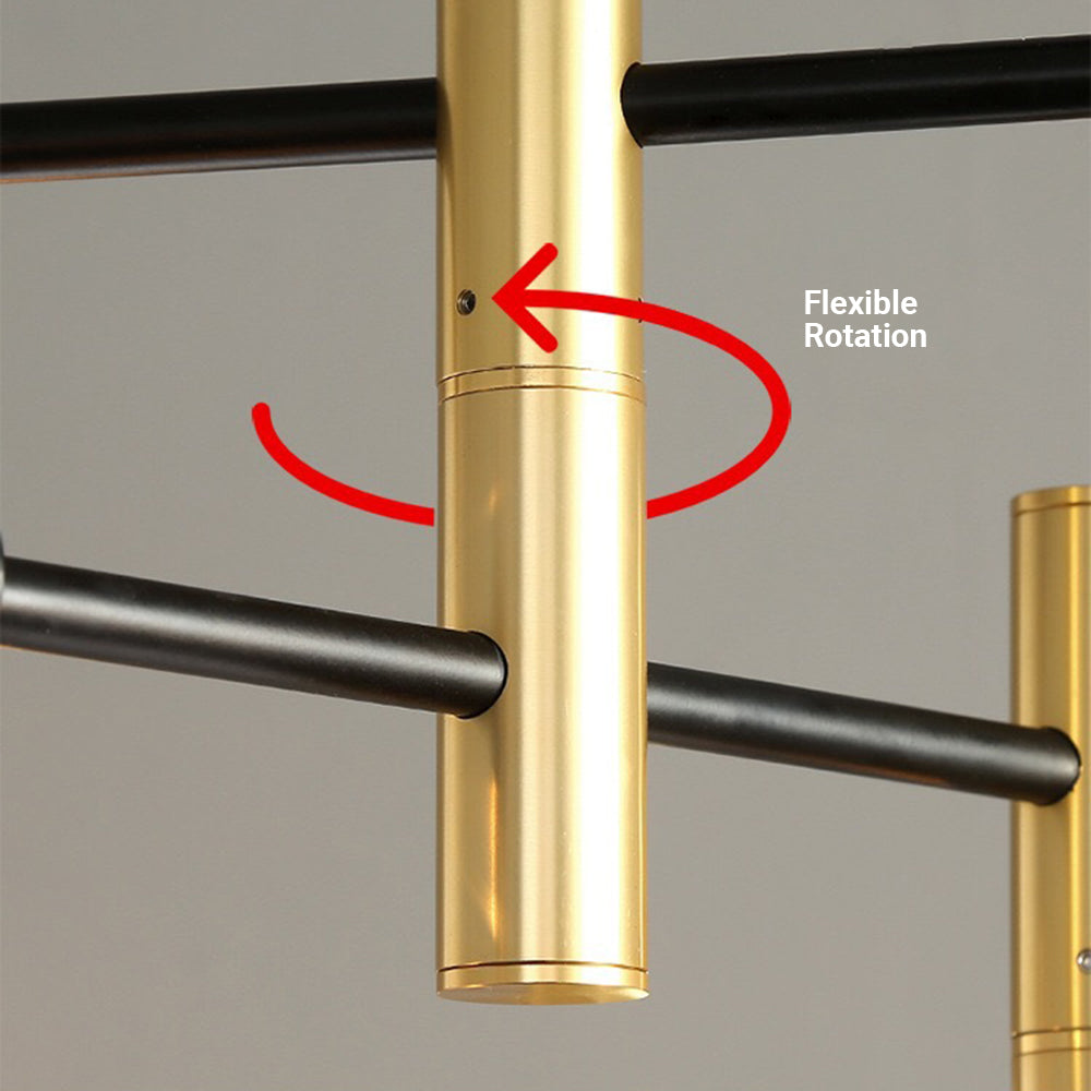 Arisha Deckenleuchte Farbe Temperatur Schaltbar, 4/6/8 Kopf