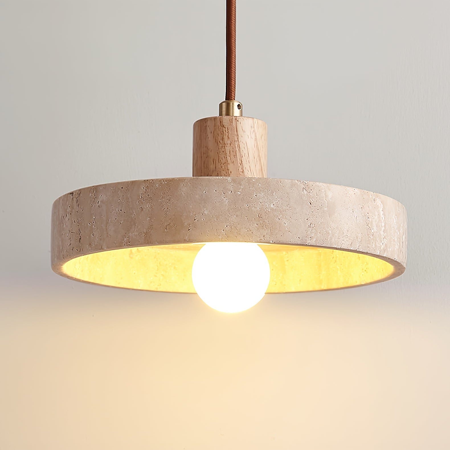 Evvynor Travertine Pendant Light - Neutralighting