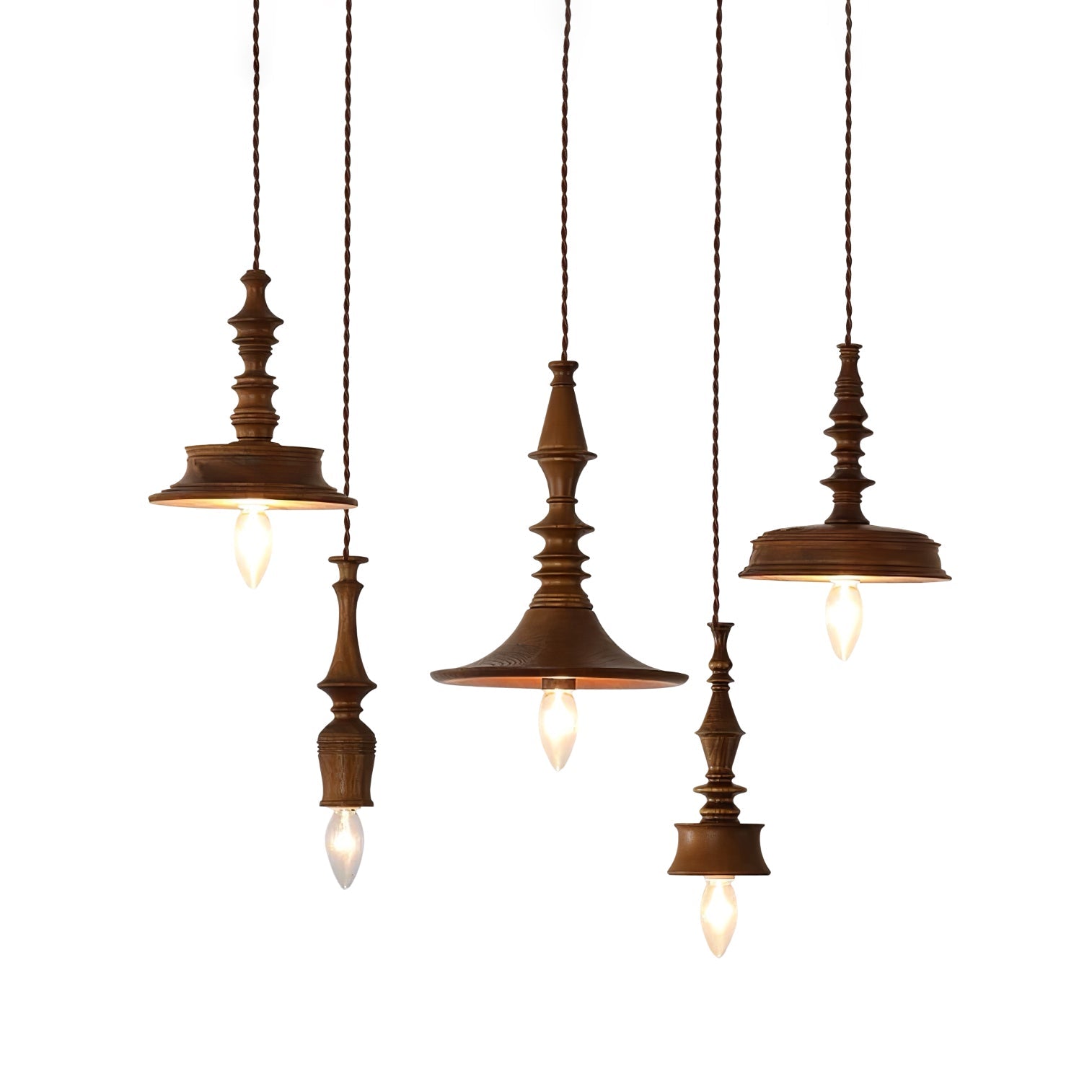 Tessira Holz Industrie Pendelleuchte-Letslighting
