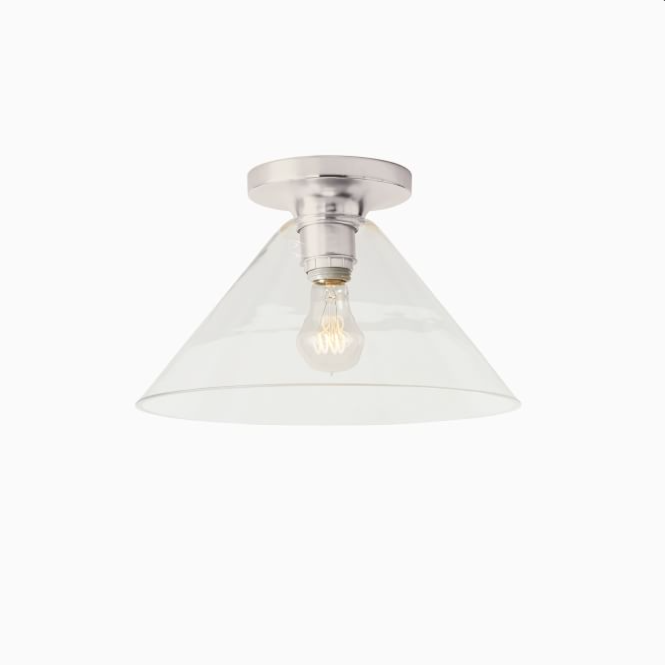 Skulpturale Glas-Deckenleuchte für moderne Räume
