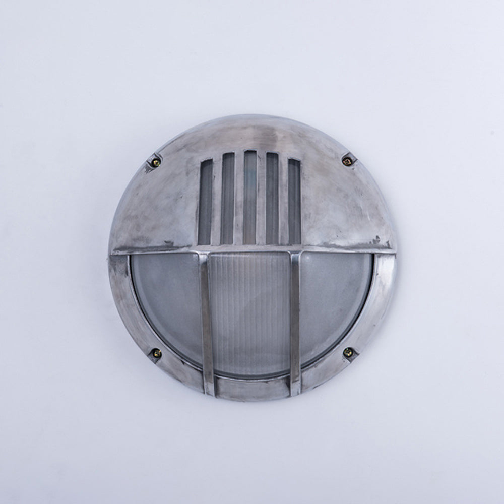 Ray Wasserdichte Wandleuchte Modern Silbrig,Außen, Metall Glas