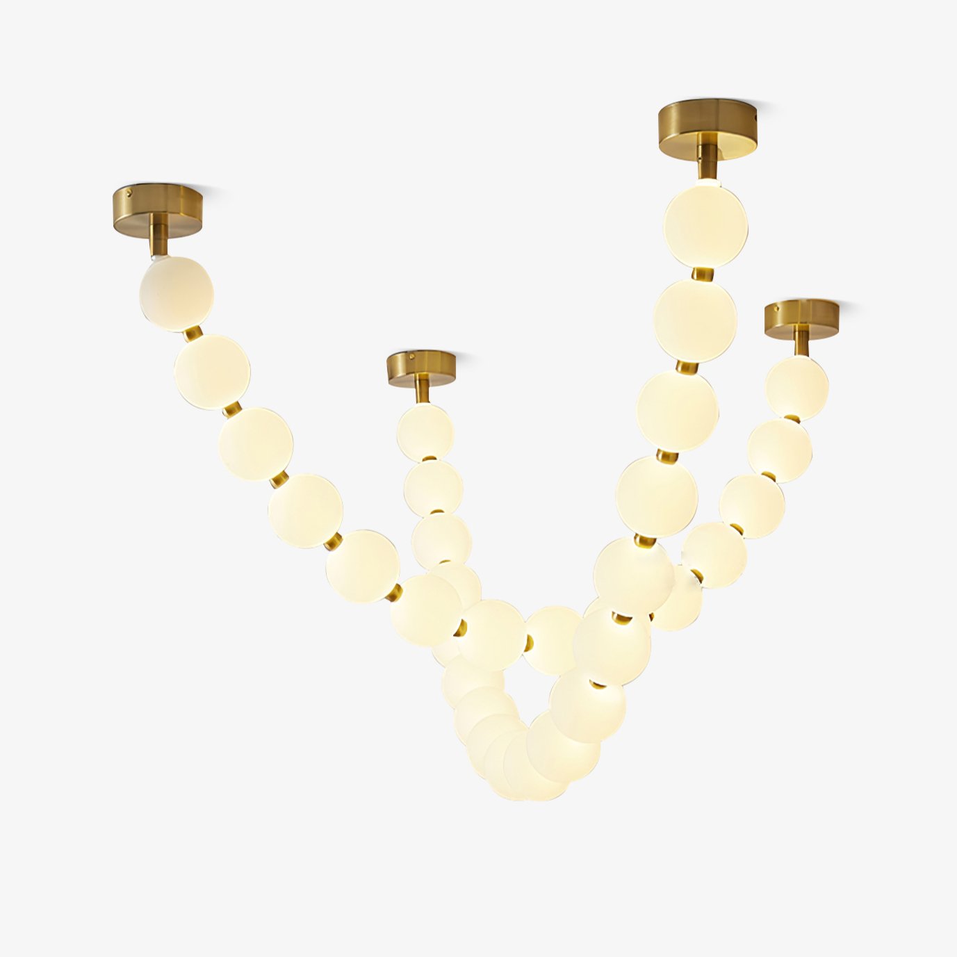 Vicariel Perlenkette Kugeln Glas Kronleuchter-Letslighting
