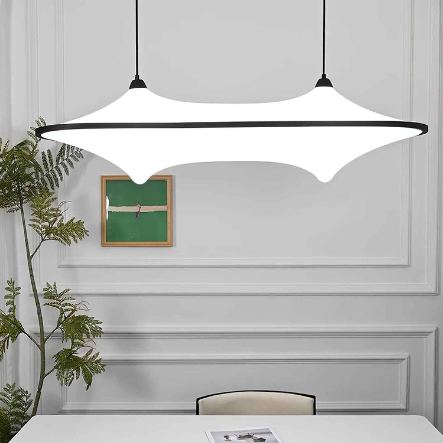Nebulux Minimalistische Pendelleuchte aus Metall-Letslighting