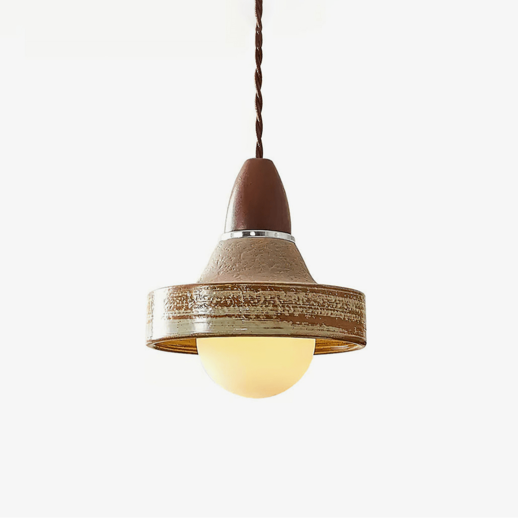 Sierra Premium Nordic Art Keramik Holz Pendelleuchte-Letslighting
