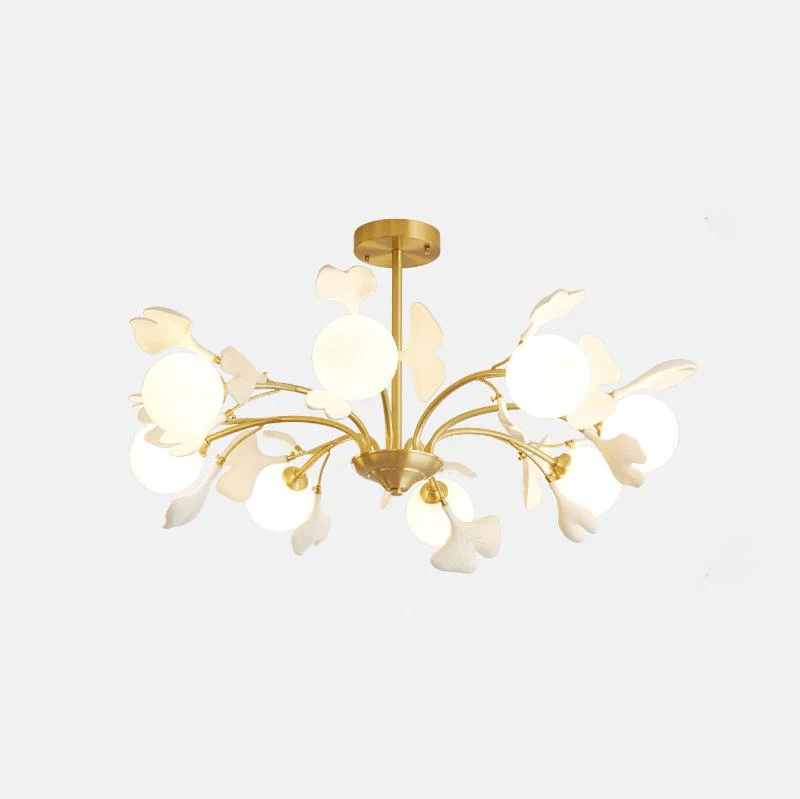 Thalassa Gingko Chandelier - Blowlighting