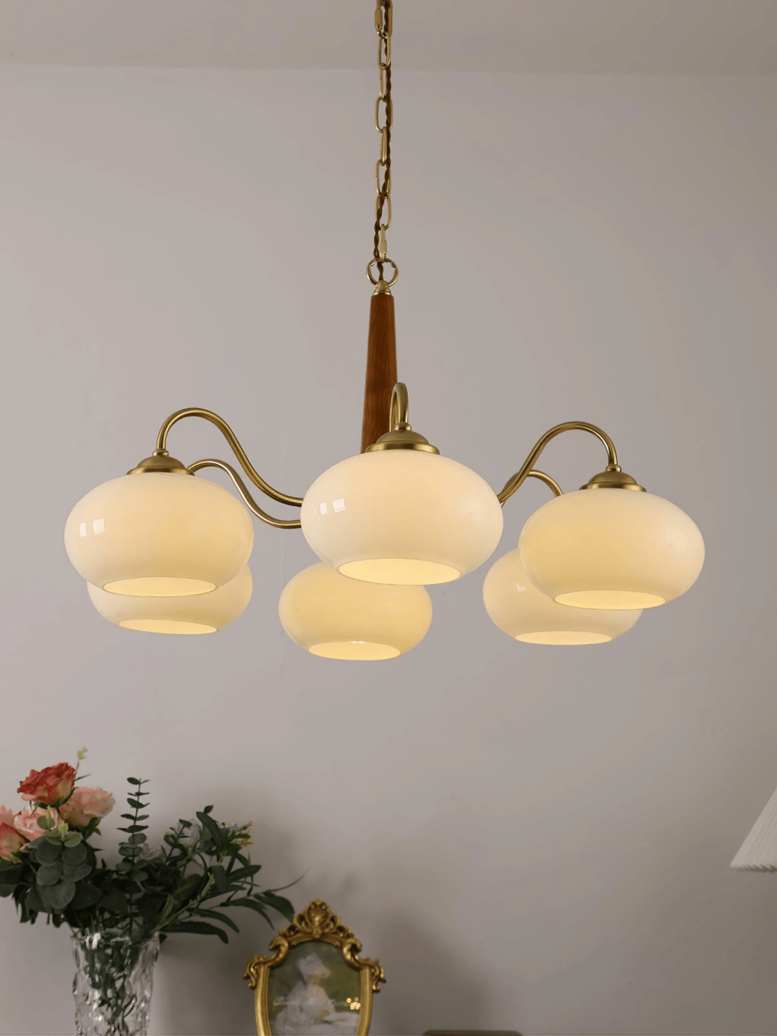 Persimmon Chandelier - Blowlighting