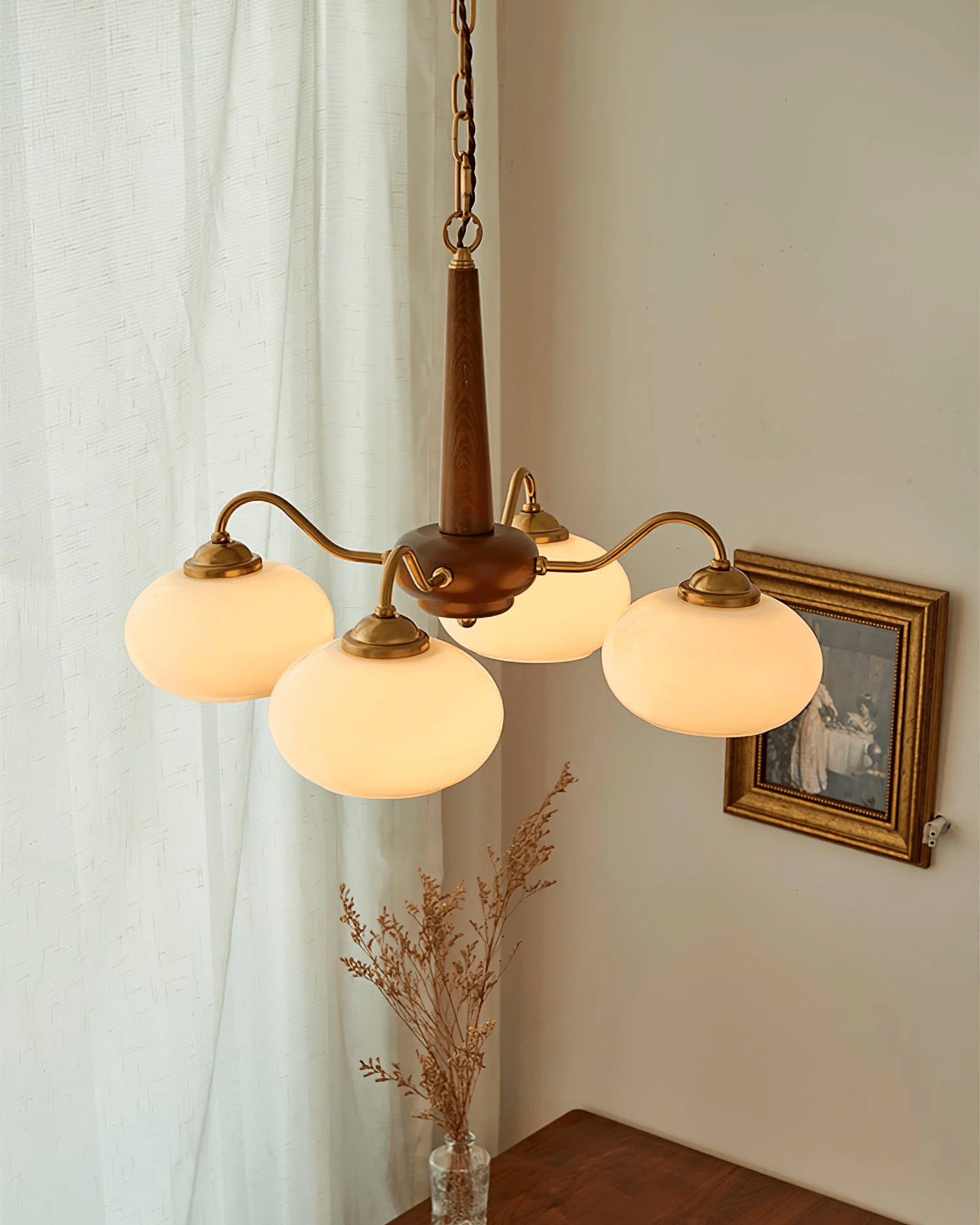 Persimmon Chandelier - Blowlighting