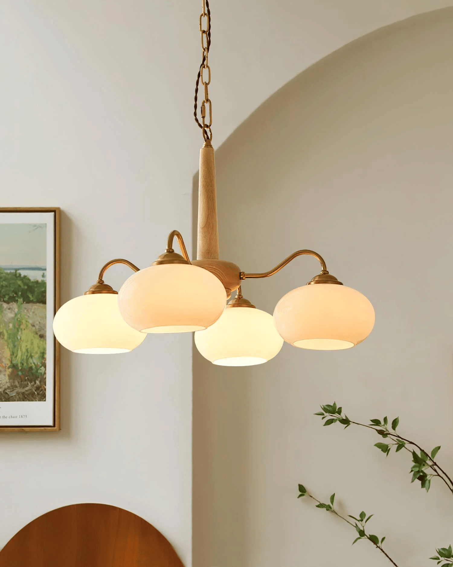 Persimmon Chandelier - Blowlighting